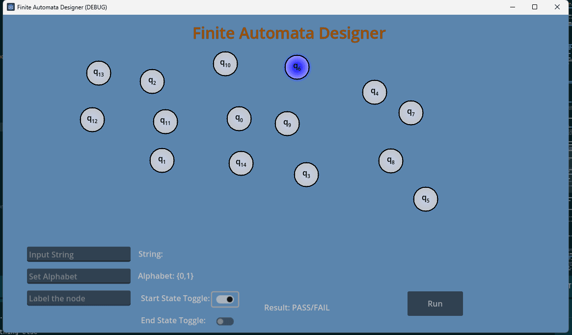 Finite Automata Designer in Godot